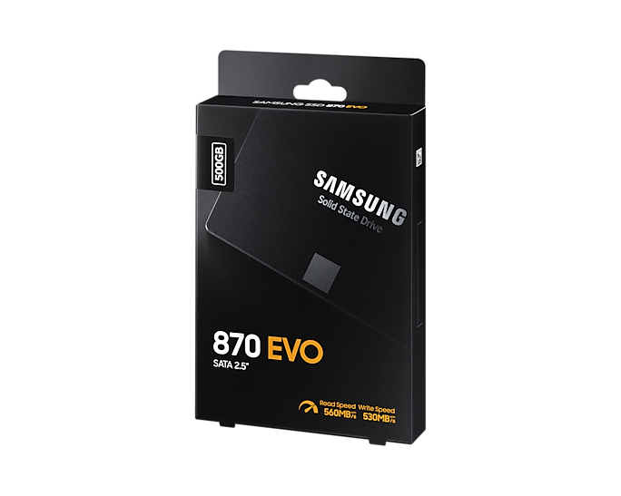 Samsung 870 EVO - 500 GB - 2.5 - 560 MB/s - 6 Gbit/s