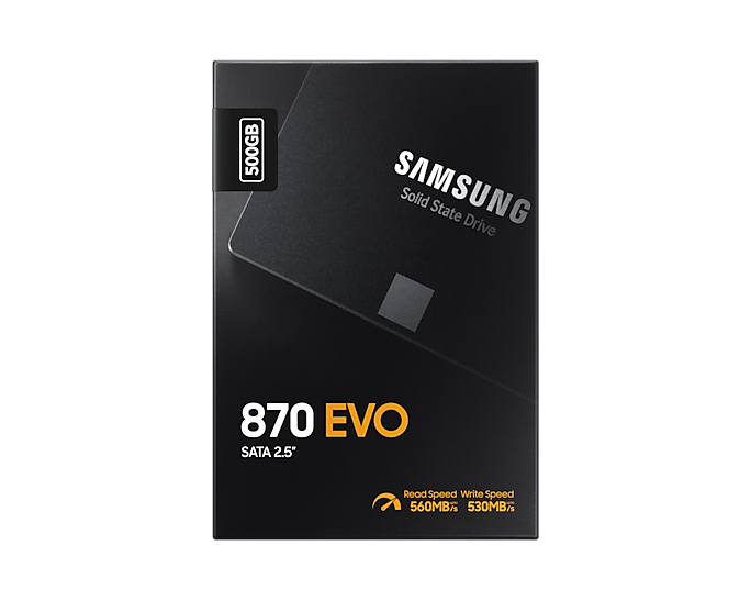 Samsung 870 EVO - 500 GB - 2.5 - 560 MB/s - 6 Gbit/s