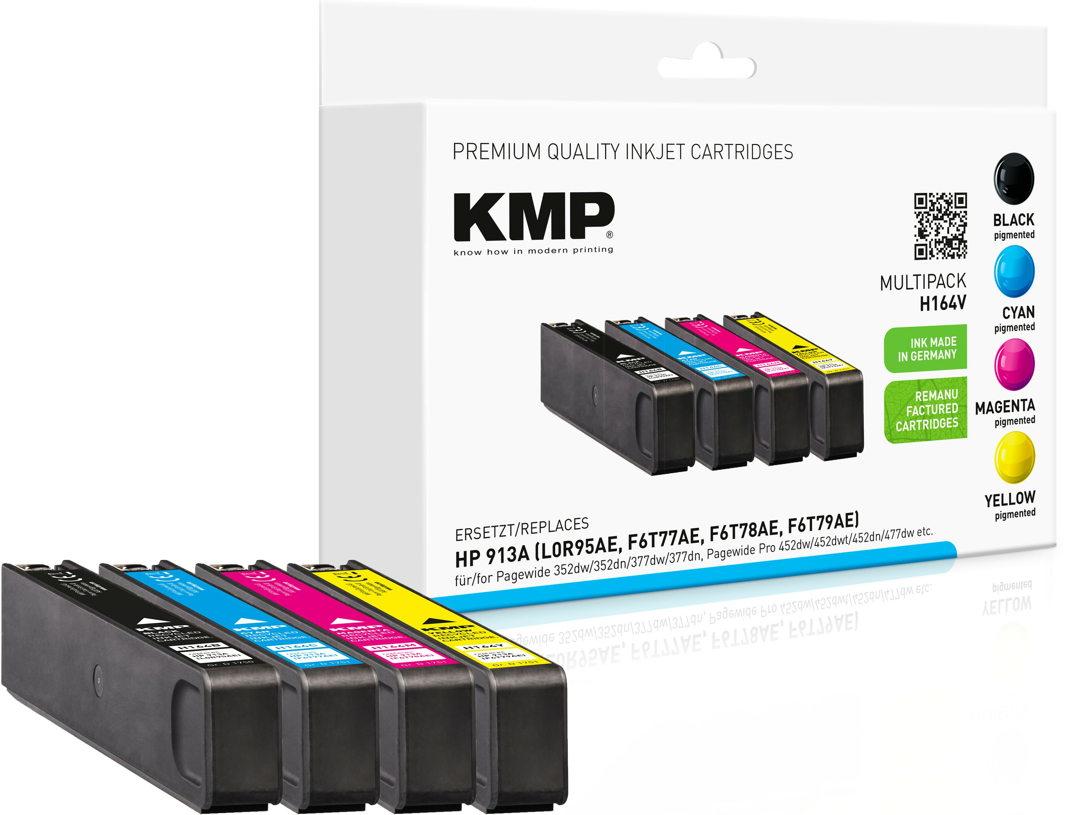 KMP 1750,4005 toner cartridge 4 pc(s) Compatible Black, Cyan, Magenta, Yellow