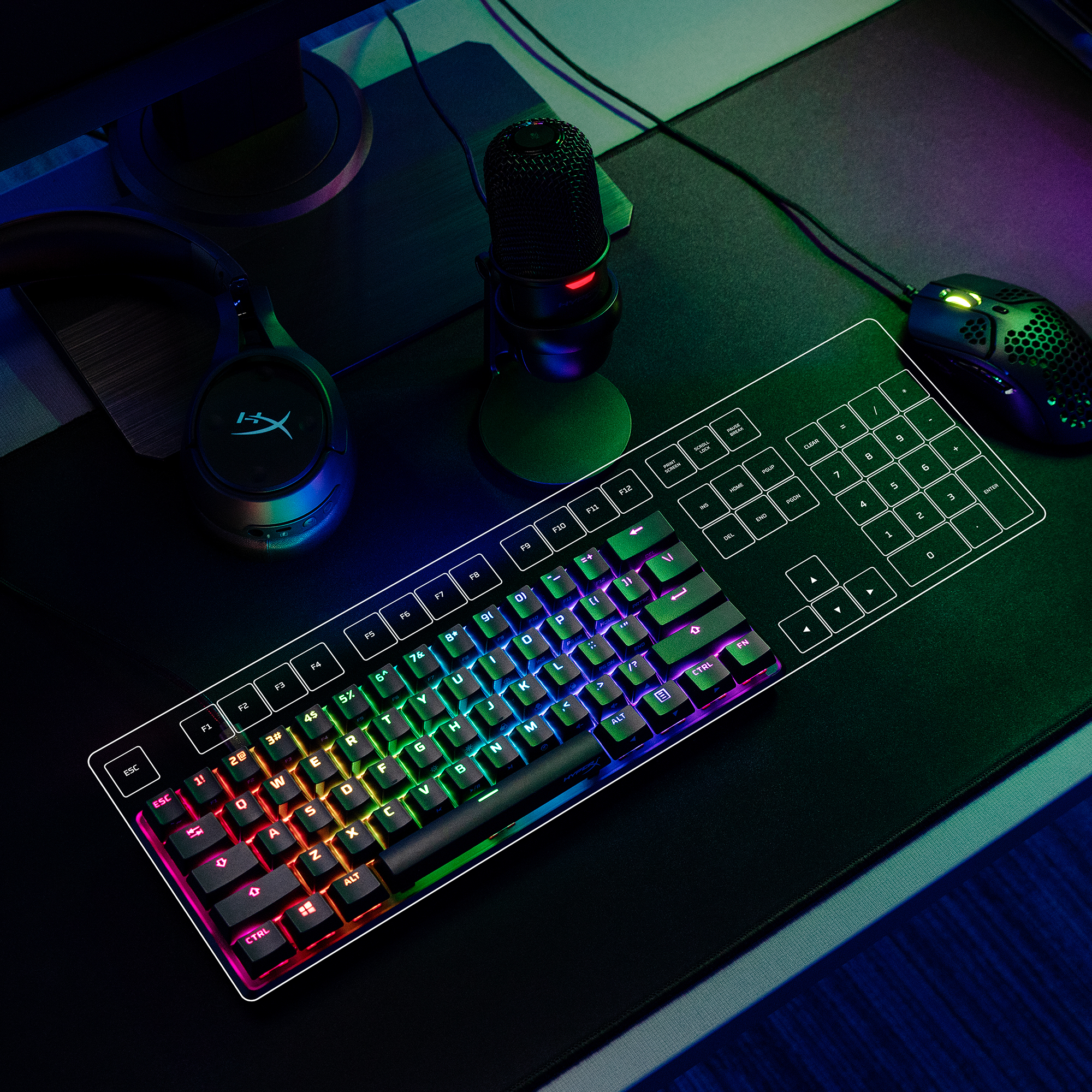 HyperX Alloy Origins 60 - Clavier m�canique gaming - HX rouge