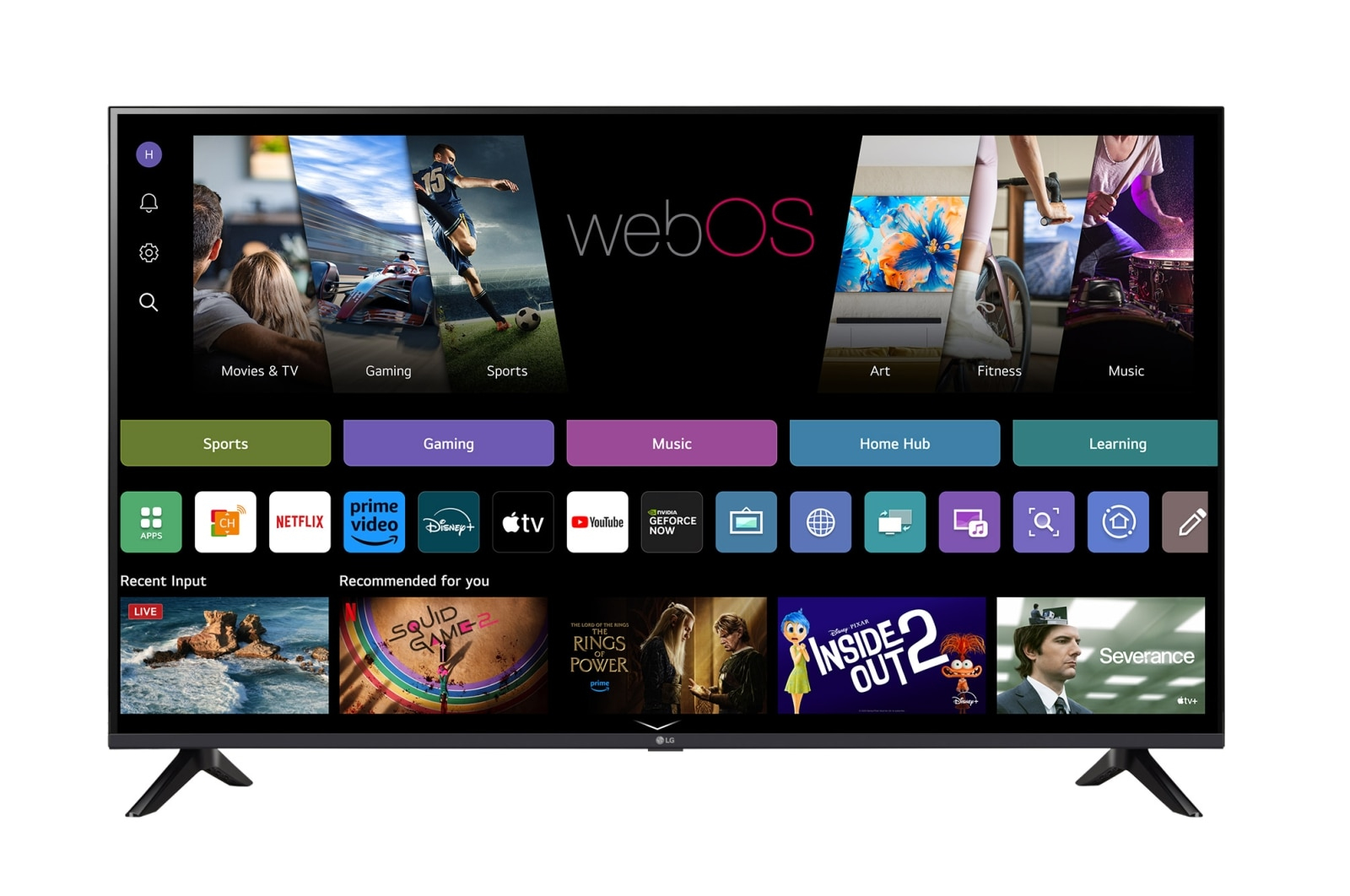 LG UHD AI 43UA73003LA Televisor 109,2 cm (43) 4K Ultra HD Smart TV Wifi Negro
