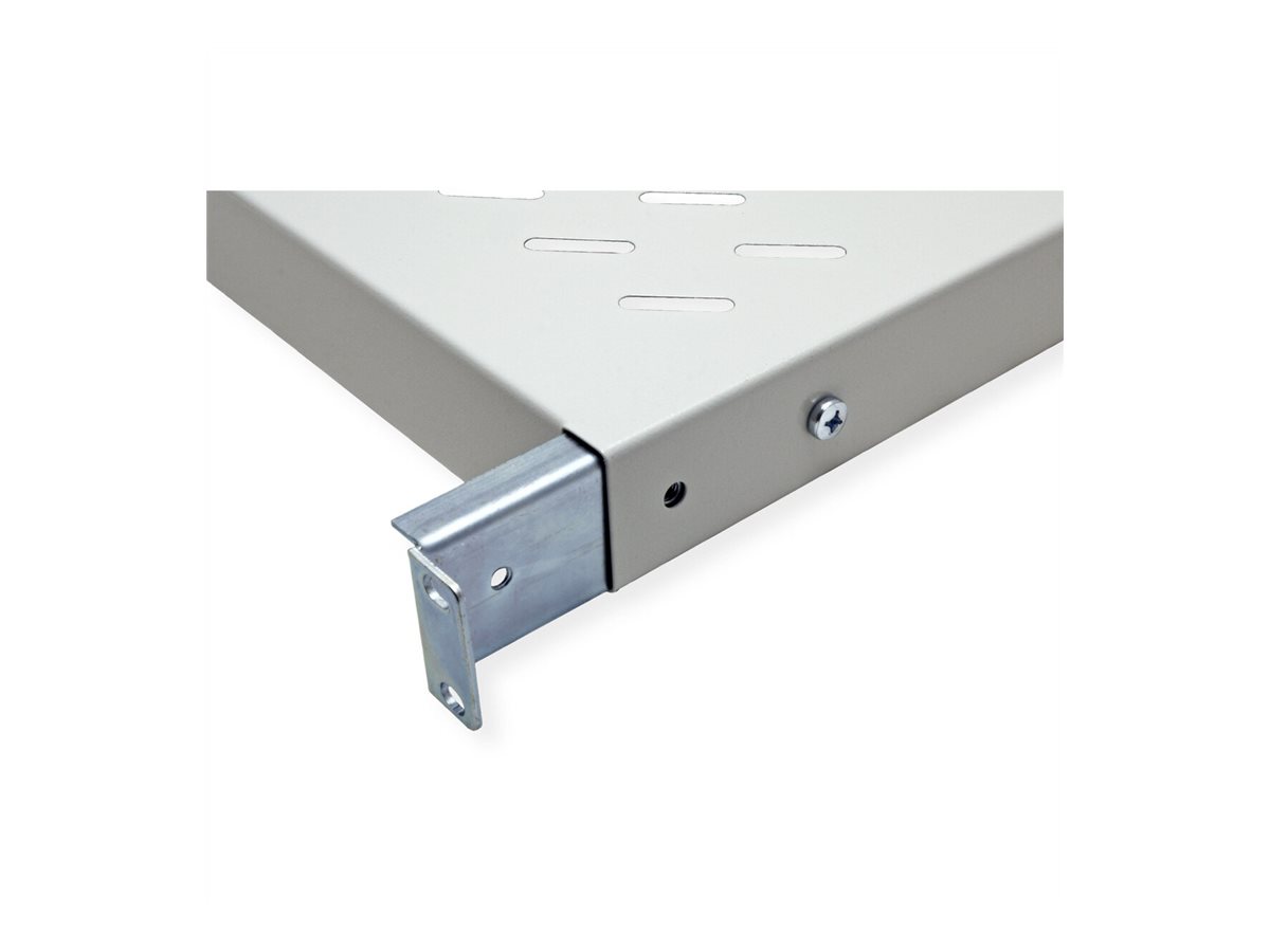 ROLINE Rack - Regal - 500 mm tief, Tragf�higkeit 50 kg - RAL 7035, Hellgrau - 1U - 48.3 cm (19)