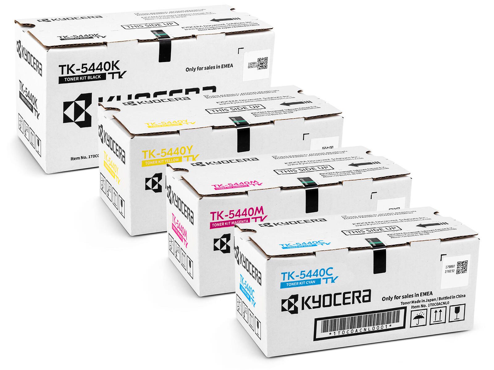 Kyocera Original TK-5440 Toner - 4er Multipack cyan magenta gelb schwarz - Original - Tonereinheit