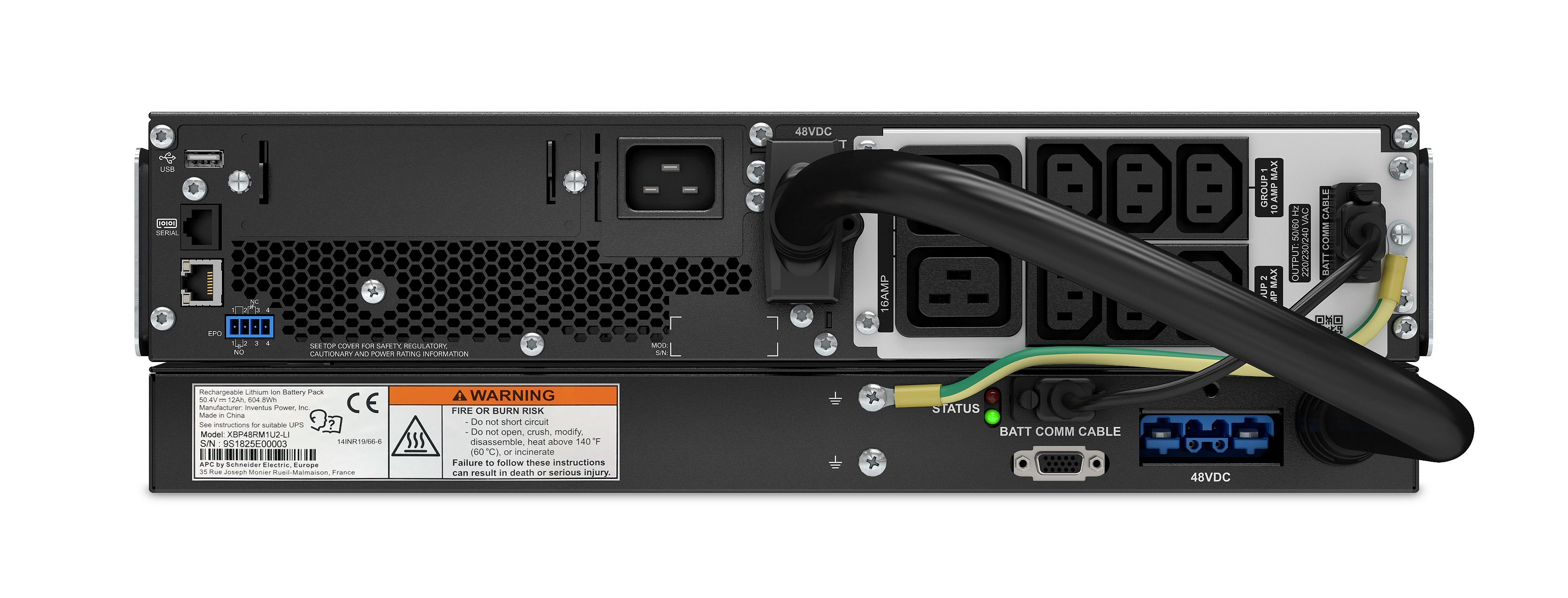APC Smart-UPS On-Line Li-Ion 3000VA - USV (in Rack montierbar/extern)