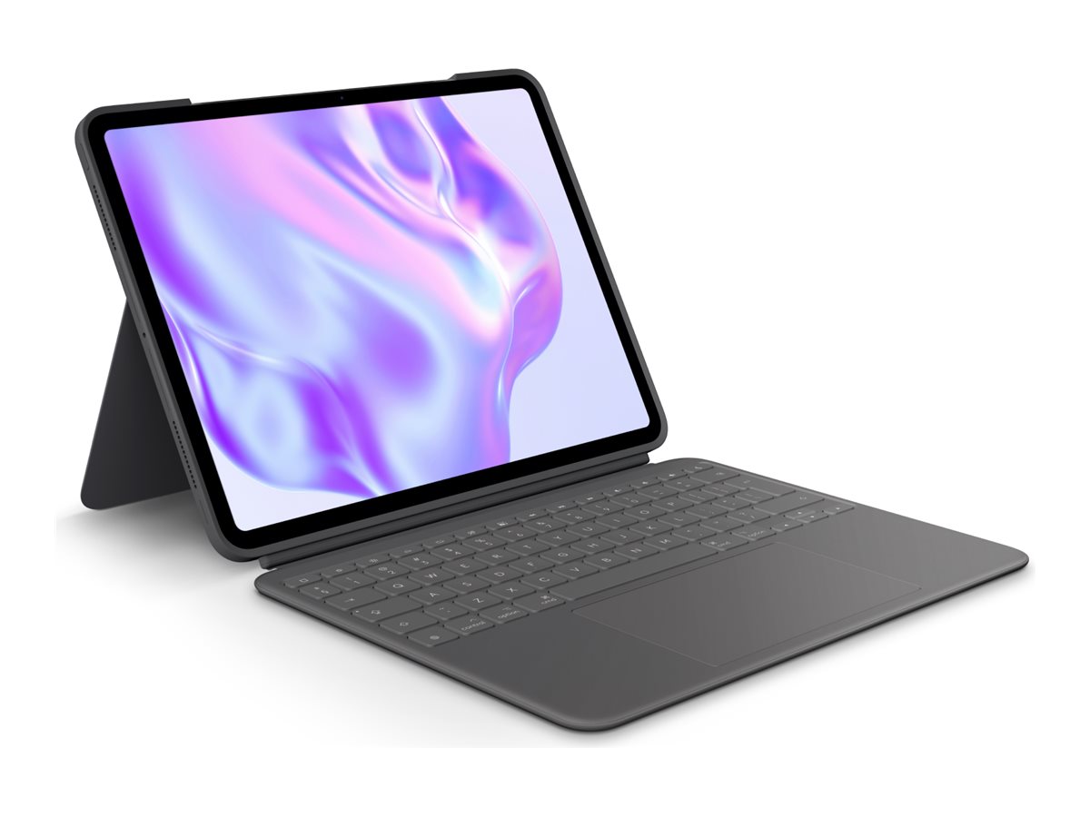 Logitech Combo Touch QWERTY Dans, Finlands, Nrdico, Sueco Smart Connector Grafito