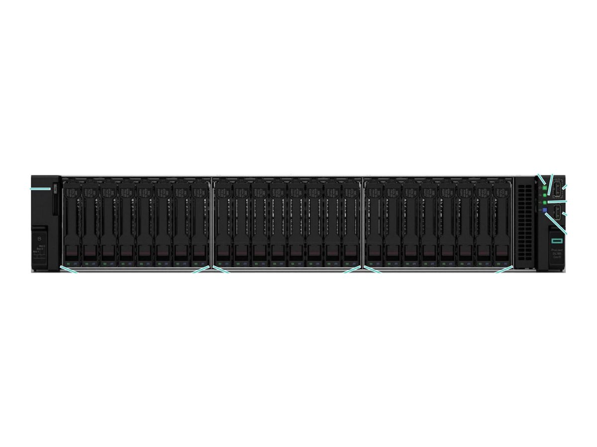HPE ProLiant DL385 Gen11 - Server - Rack-Montage - 2U - zweiweg - 1 x EPYC 9115 / 2.6 GHz - RAM 64 GB - SATA/SAS/NVMe - Hot-Swap 6.4 cm (2.5)