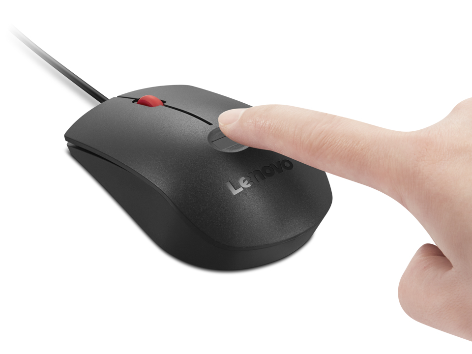 Lenovo 4Y51S24029 souris Bureau Ambidextre USB Type-A Optique 2000 DPI