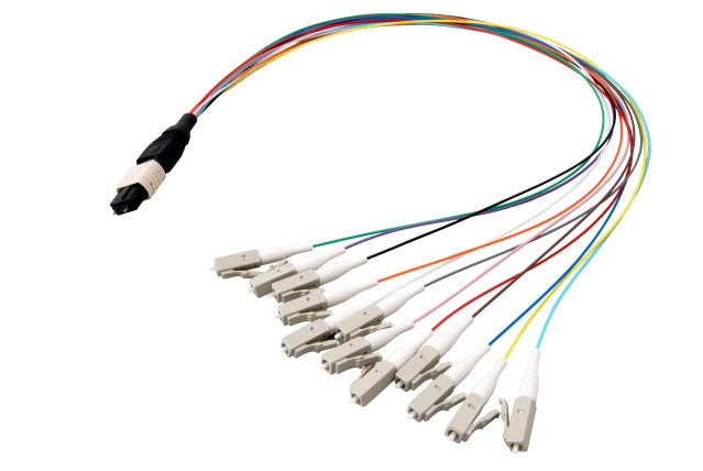 EFB Elektronik MTPM08LCOM3-0,4 cble de fibre optique 0,4 m MTP LC OM3 Couleur aqua