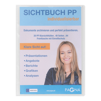 Pagna Office Sichtbuch DIN A4 20 Hllen transparent