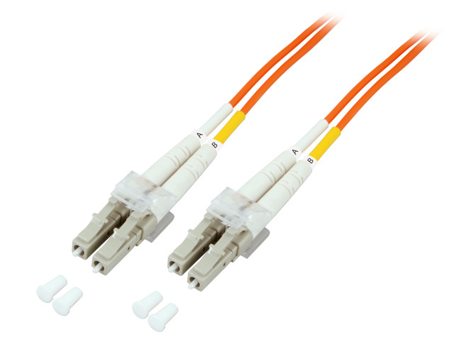 EFB Elektronik O0330.0,5 cable de fibra optica 0,5 m LC OM1 Naranja