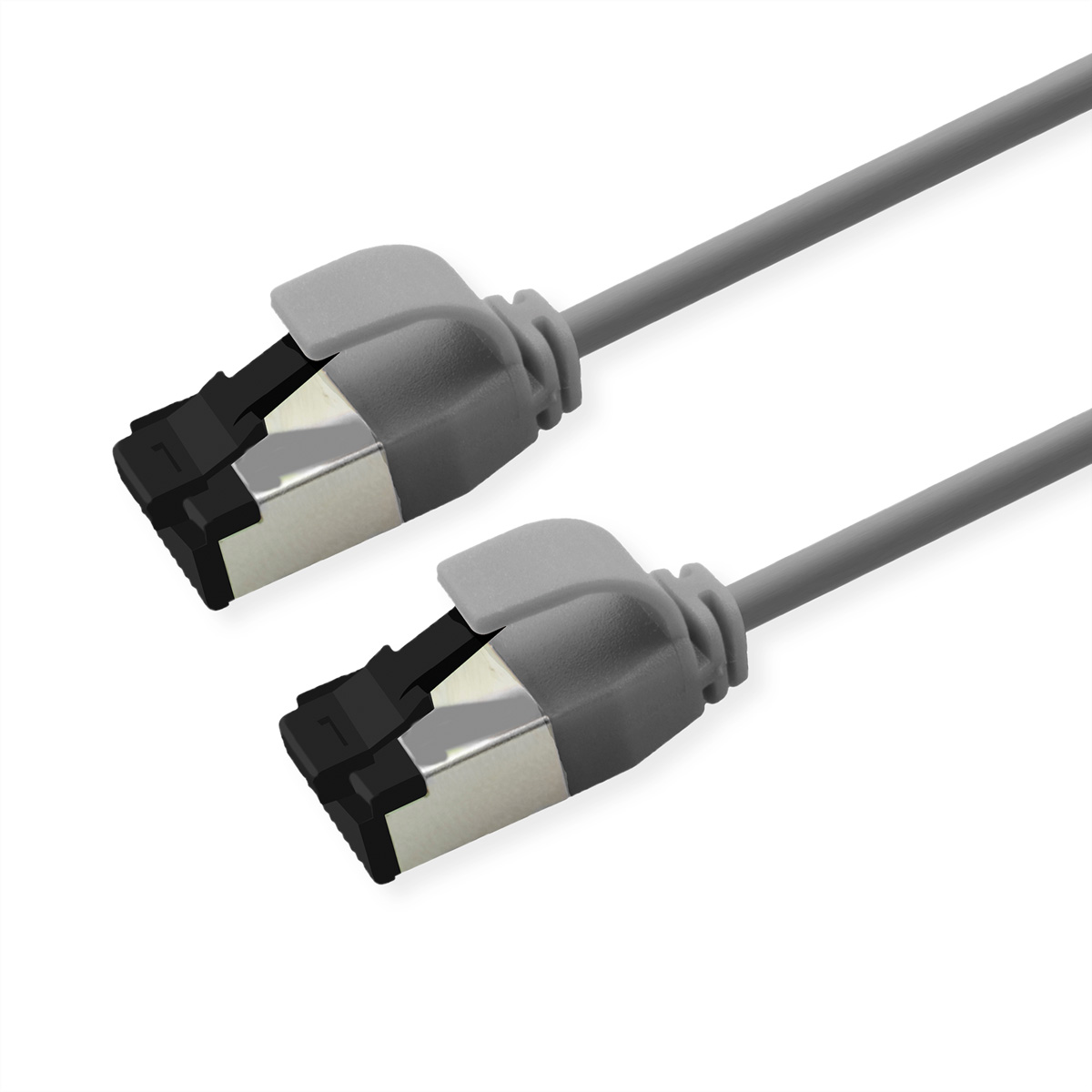 ROLINE U/FTP Patchkabel Kat.8.1 LSOH slim grau 0.3m