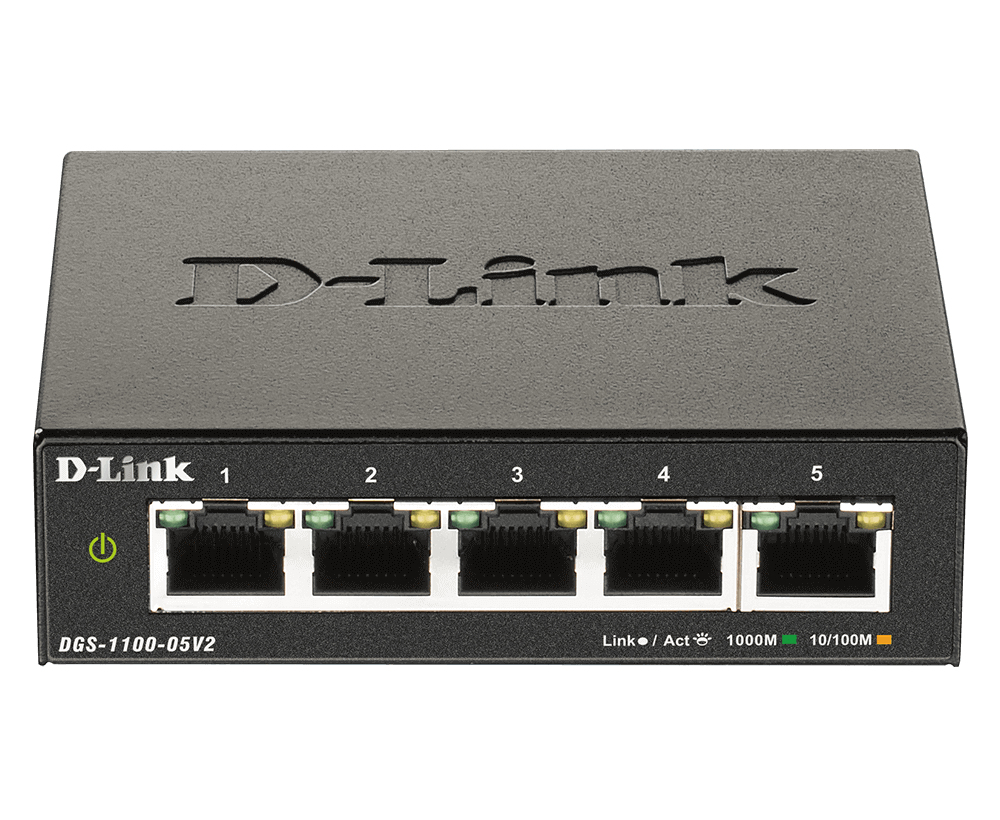 D-Link DGS 1100-05V2 - Switch - Smart - 5 x 10/100/1000