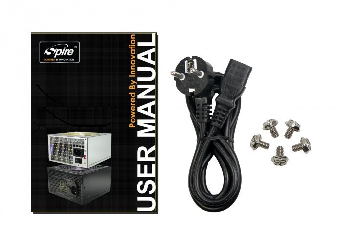 Spire SLIDESHOWEAGLEFORCE 600W power supply unit 20+4 pin ATX ATX Black