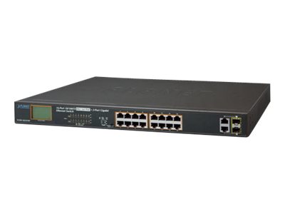 PLANET FGSW-1822VHP network switch Unmanaged Fast Ethernet (10/100) Power over Ethernet (PoE) 1U Blue