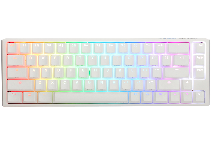 Ducky One 3 Classic Pure White SF teclado USB Alem�n Blanco