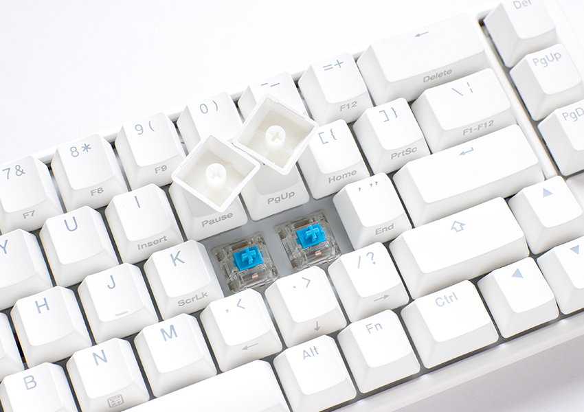 Ducky One 3 Classic Pure White SF teclado USB Alem�n Blanco