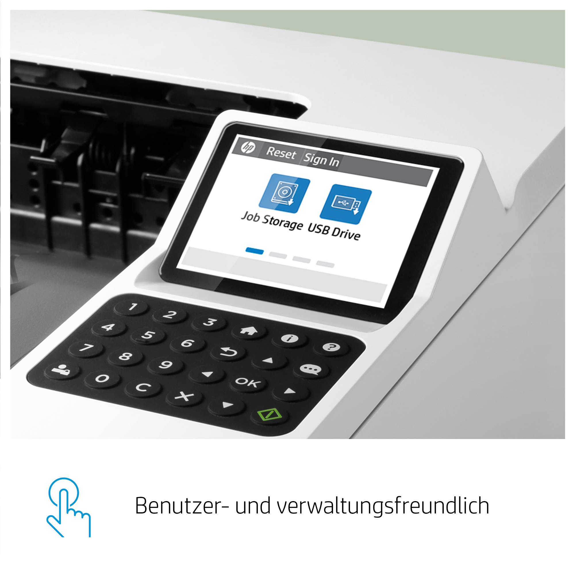 HP LaserJet Enterprise M406dn Schwarzwei� Drucker - Nur Ethernet; Duplex - Laser - 1200 x 1200 DPI - A4 - 38 Seiten pro Minute - Doppelseitiger Druck - Netzwerkf�hig