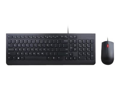 Lenovo 4X30L79920 keyboard Mouse included Universal USB Turkish Black