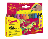 Jovi Wax Crayons Jumbo Wachsmalstifte farbsortiert 12 St.