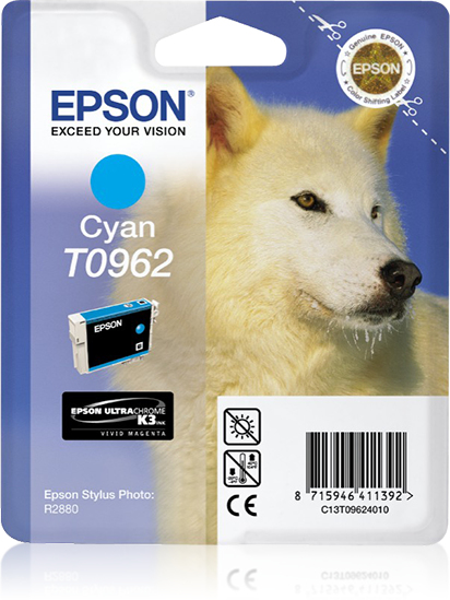 Epson T0962 - 11.4 ml - Cyan - Original - Blisterverpackung