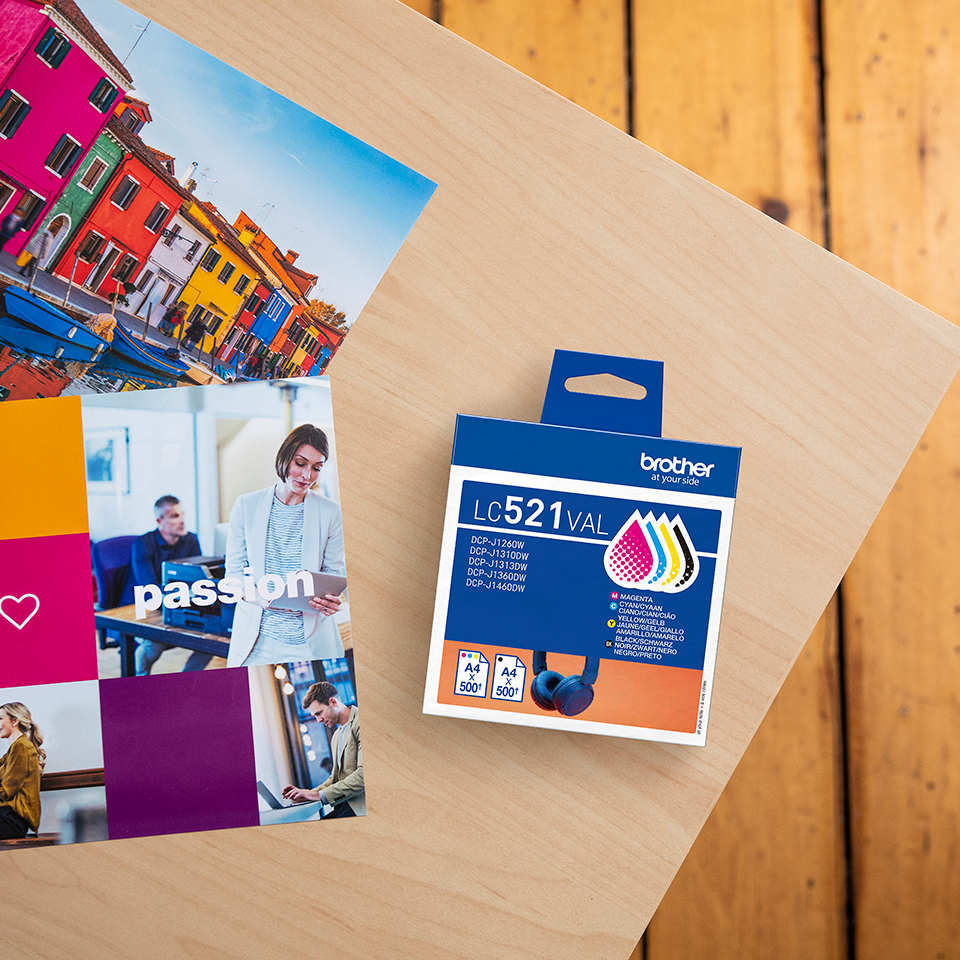 Brother LC521VAL Cartouche dencre originale de - multipack