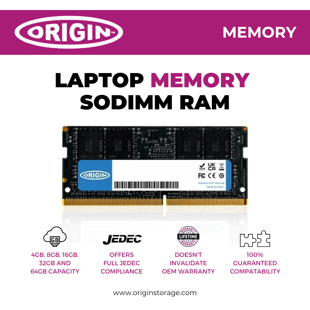Origin Storage OM8G43200SO1RX16NE12 module de m�moire 8 Go 1 x 8 Go DDR4 260-pin SO-DIMM