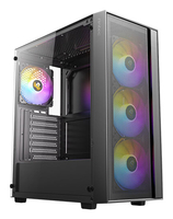 Antec AX65 ARGB Mid Tower Gaming Bl - Midi/Minitower