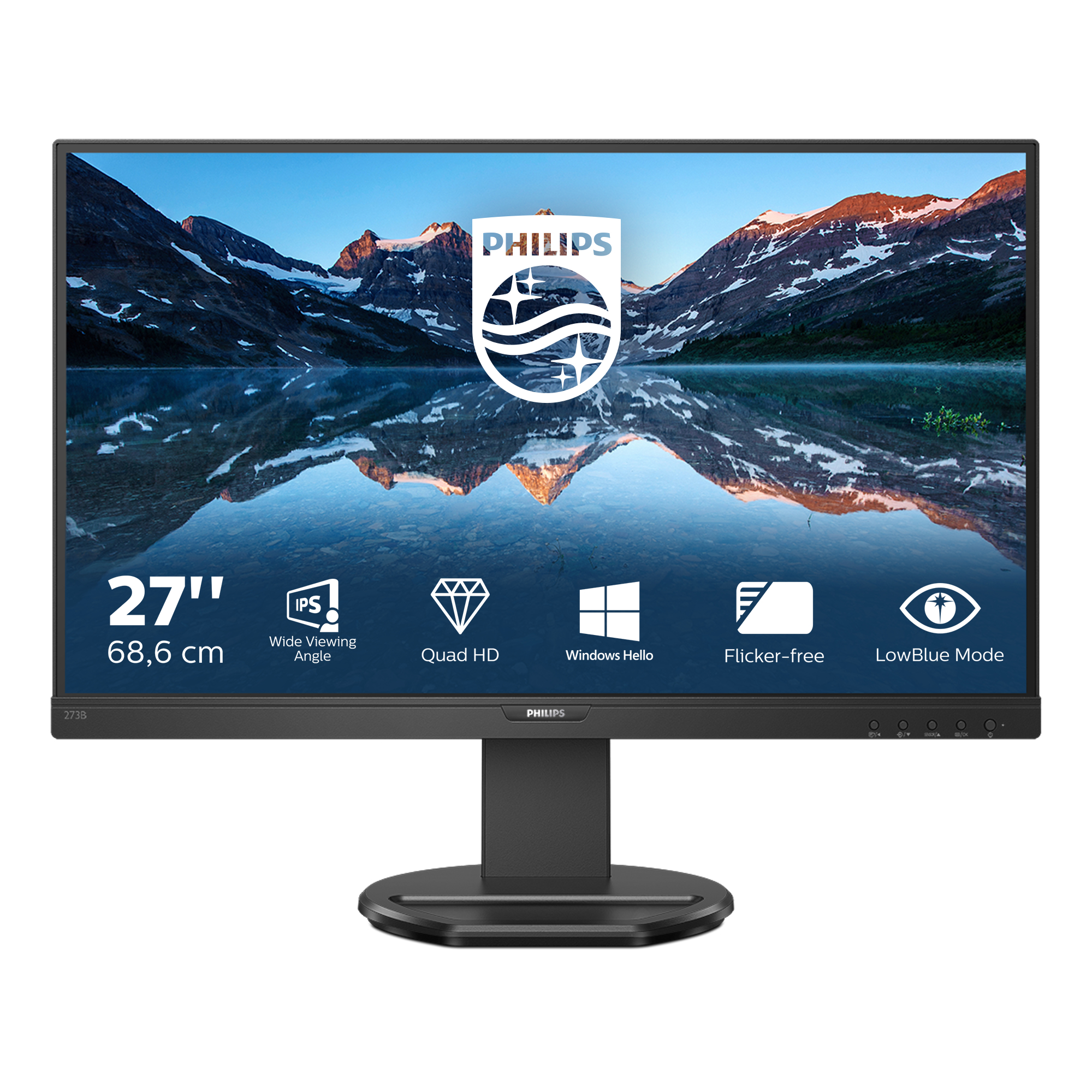 Philips B Line 276B9/00 LED display 68.6 cm (27) 2560 x 1440 pixels Quad HD Black