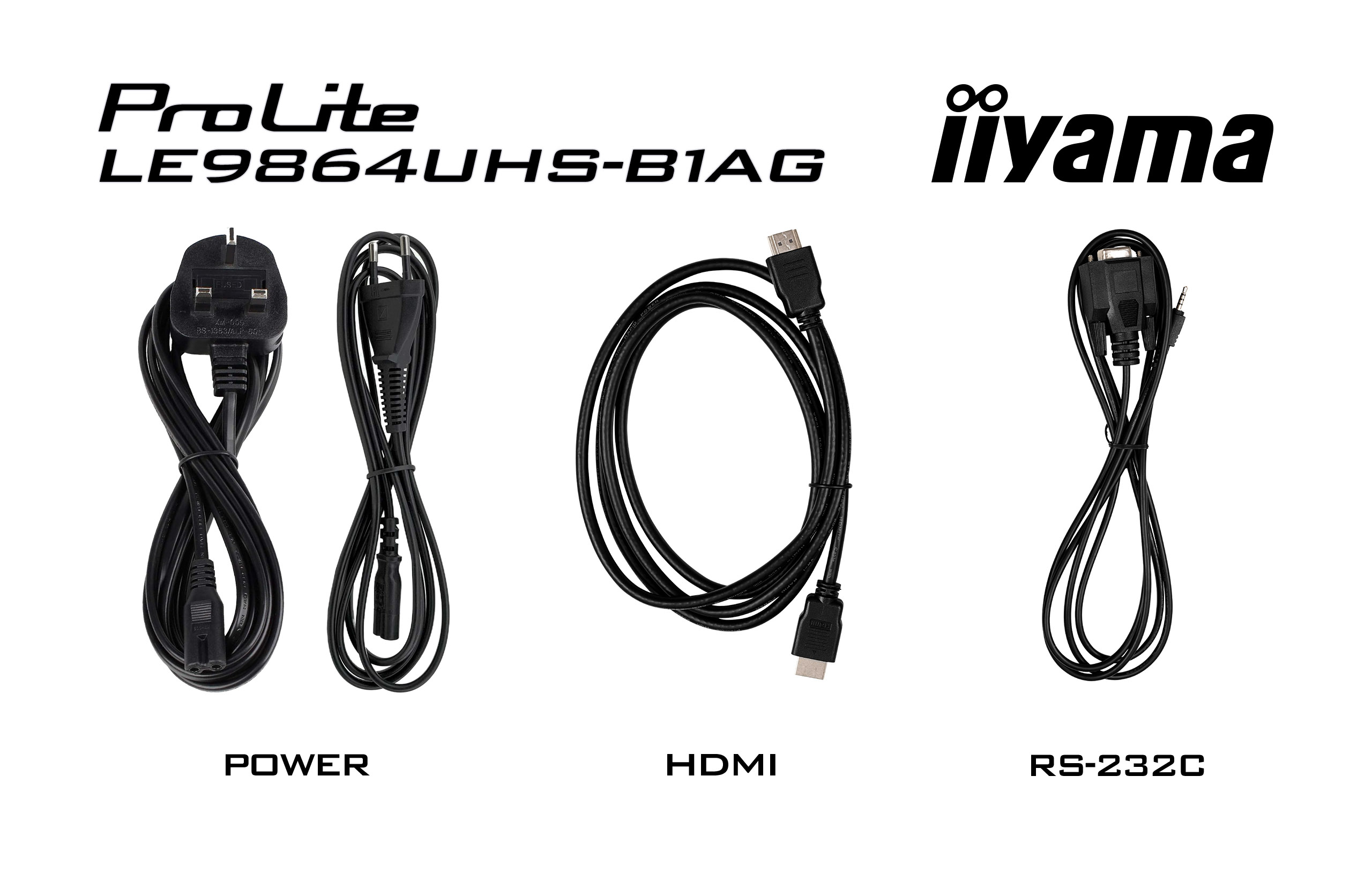 iiyama LE9864UHS-B1AG Signage Display Digital signage flat panel 2.49 m (98) Wi-Fi 500 cd/m� 4K Ultra HD Black Built-in processor Android 24/7