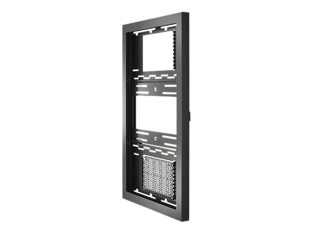 Chief LW Series Impact On-Wall Kiosk - Portrait - Geh�use - f�r LCD-Display - verriegelbar - Schwarz - Bildschirmgr��e: 139.7 cm (55)