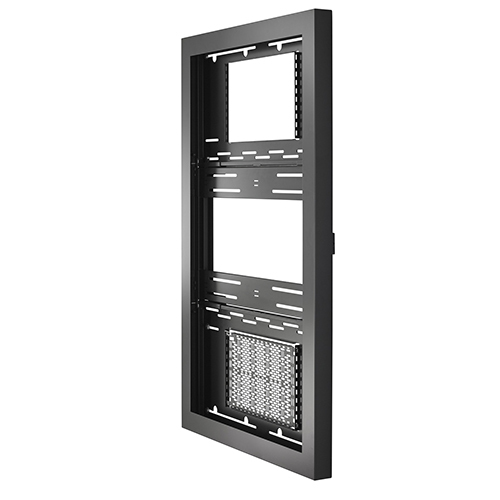 Chief LW Series Impact On-Wall Kiosk - Portrait - Geh�use - f�r LCD-Display - verriegelbar - Schwarz - Bildschirmgr��e: 139.7 cm (55)