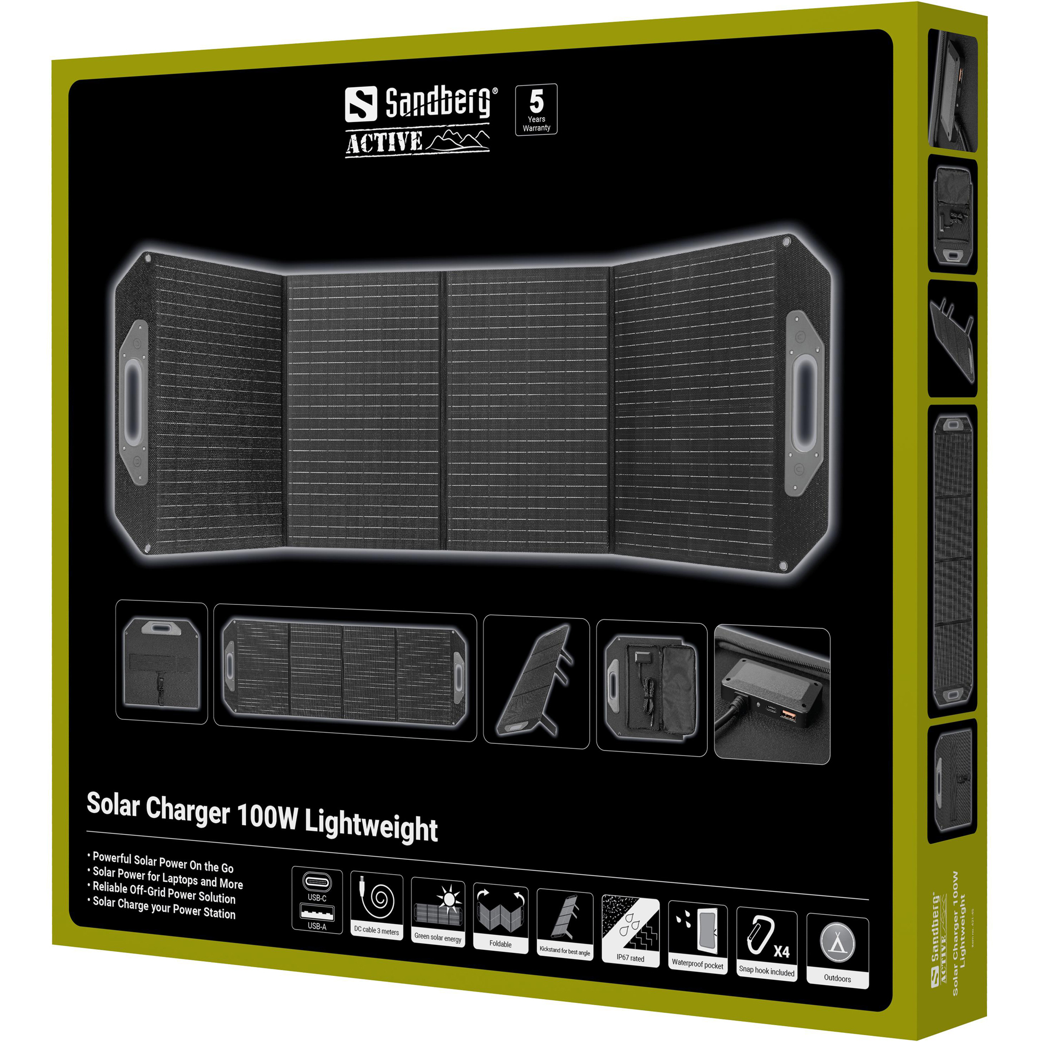 Sandberg 421-45 pannello solare 100 W Silicone monocristallino