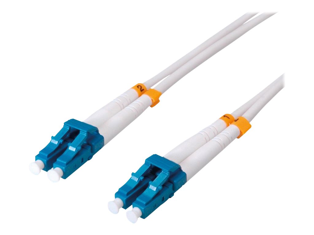 Secomp 21.15.8632 fibre optic cable 3 m 2x LC LC/APC OS2 White