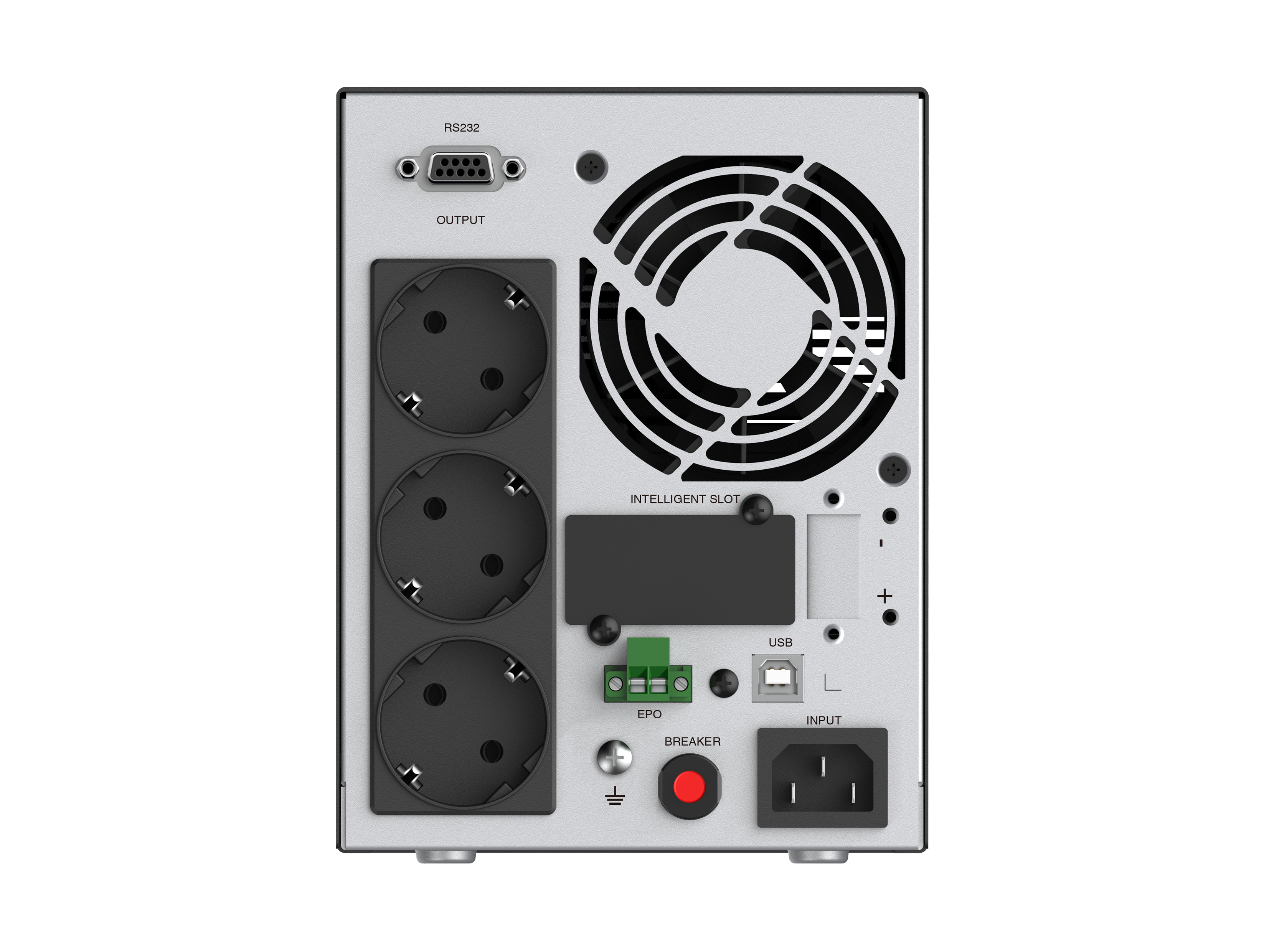 Conceptronic ZEUS52ES1K sistema de alimentacin ininterrumpida (UPS) Doble conversin (en lnea) 1 kVA 900 W 3 salidas AC