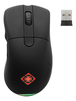 Deltaco GAM-107 - rechts - USB Typ-A - 16000 DPI - 1 ms - Schwarz