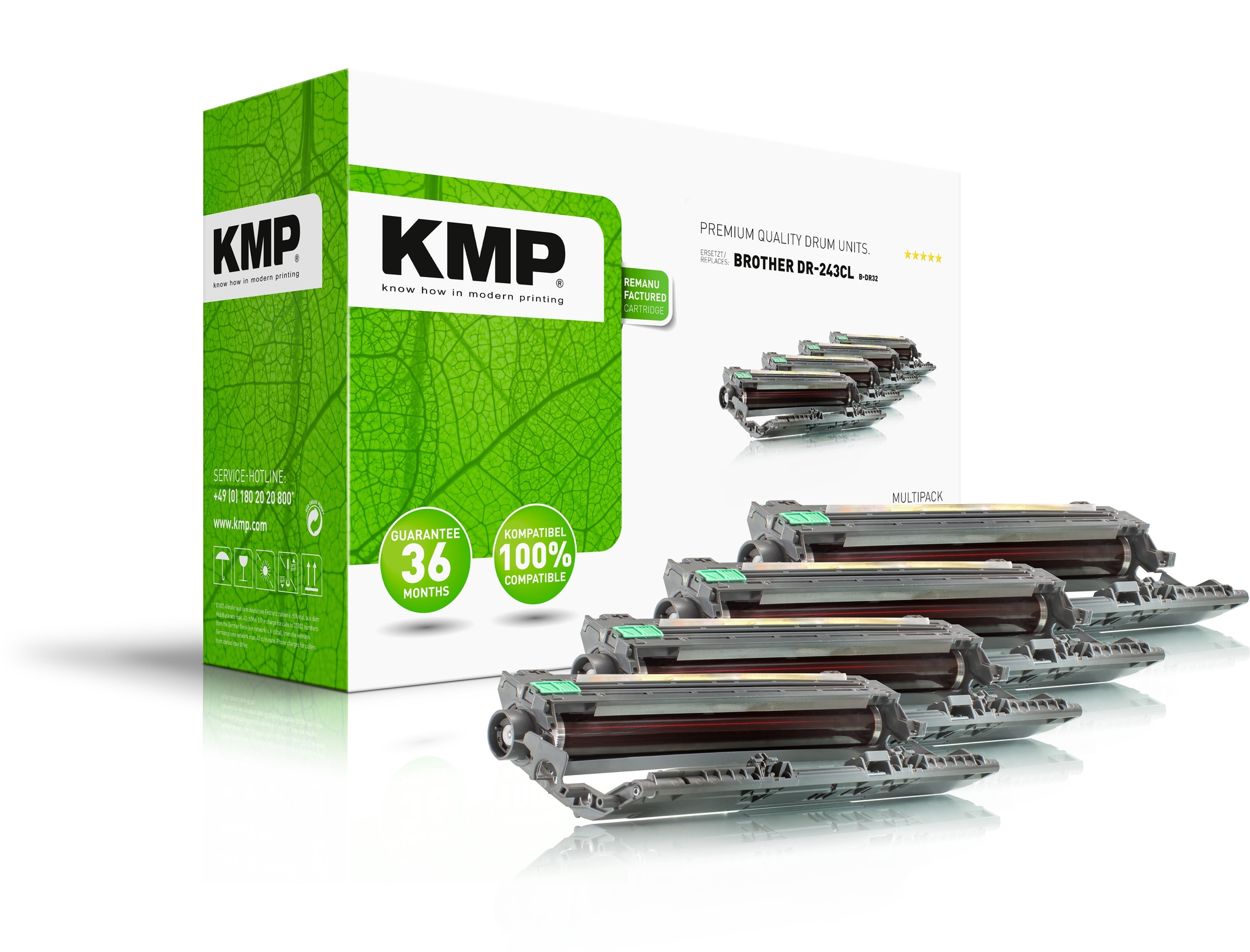 KMP B-DR32 cartuccia toner 4 pz Compatibile
