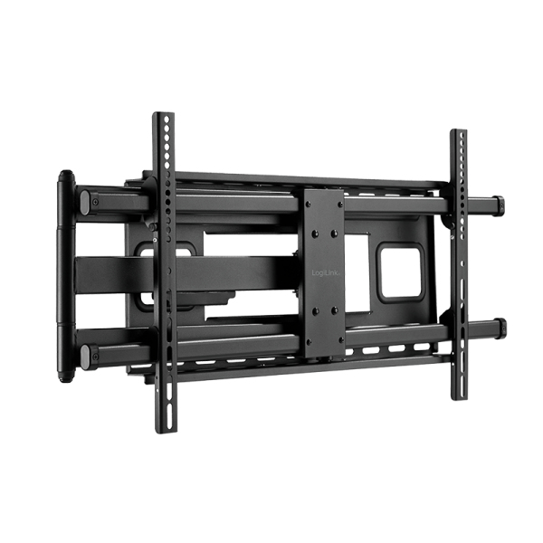LogiLink Befestigungskit (Wandmontage) - full-motion - f�r LCD-TV / gekr�mmter LCD-TV - Stahl - Schwarz - Bildschirmgr��e: 109-203 cm (43-80)