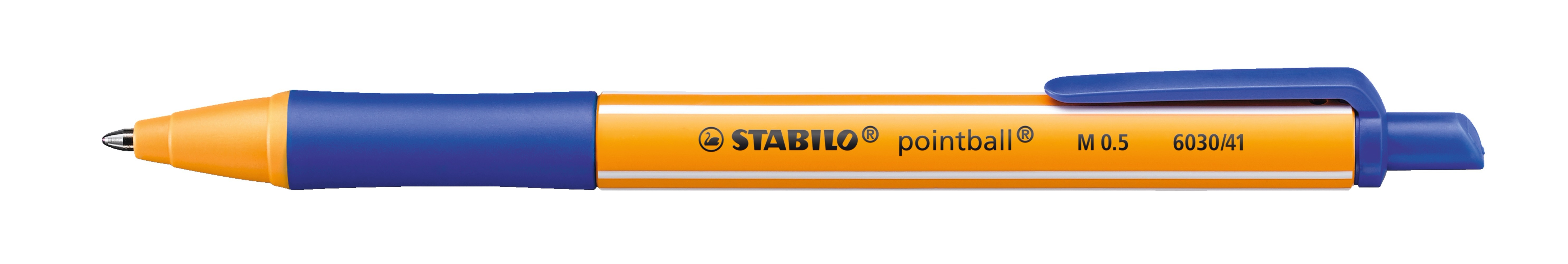 STABILO pointball - Kugelschreiber - Schwarz, Rot, Blau, Gr�n - 0.5 mm - Mittel - verstellbar (Packung mit 4)