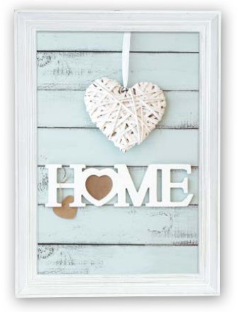 ZEP Vintage white Blanc Cadre pour une seule photo