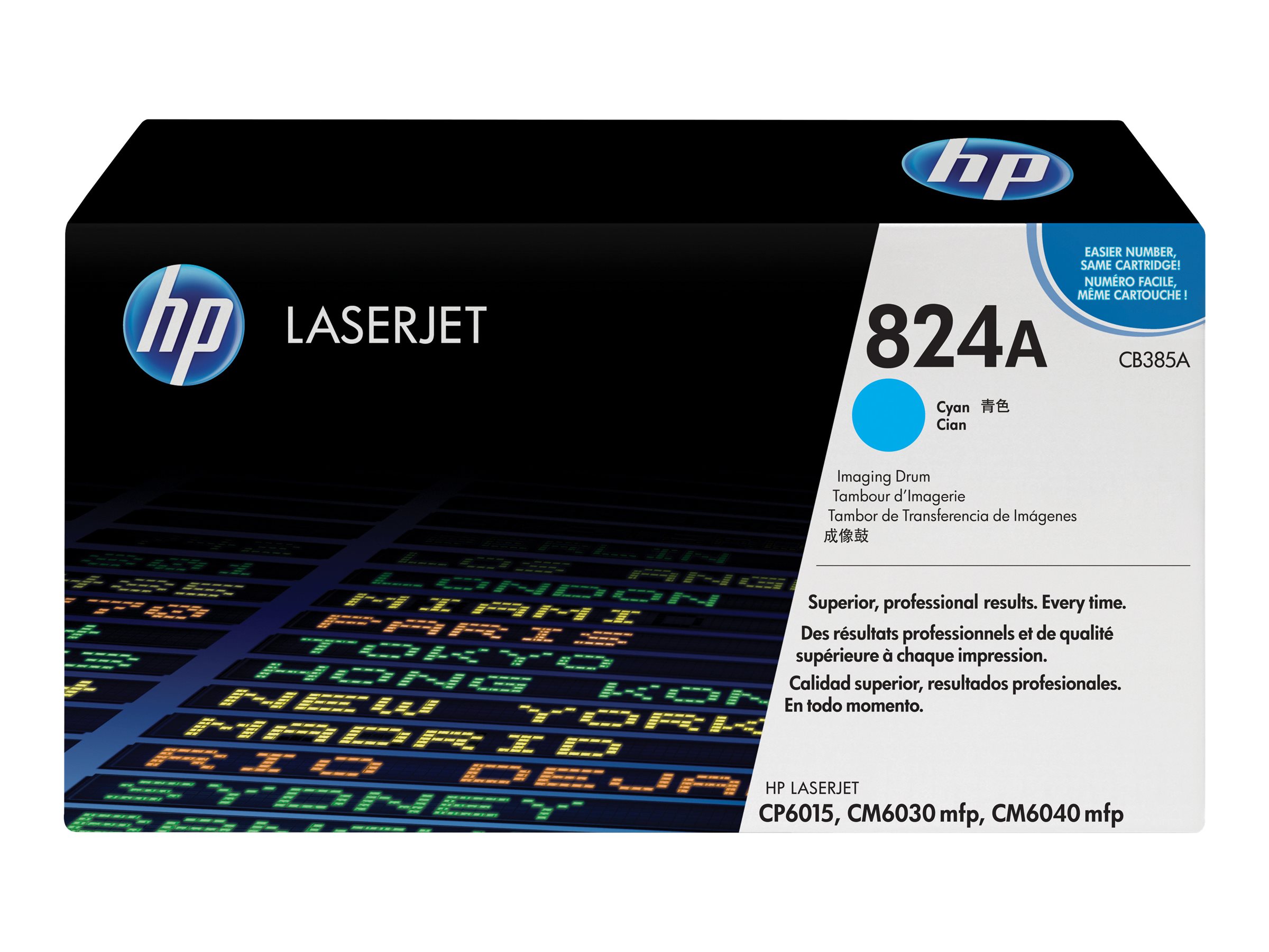 HP 824A - CB385A - Trommel-Kit cyan - fr Color LaserJet CL2000, CM6030, CM6040, CP6015