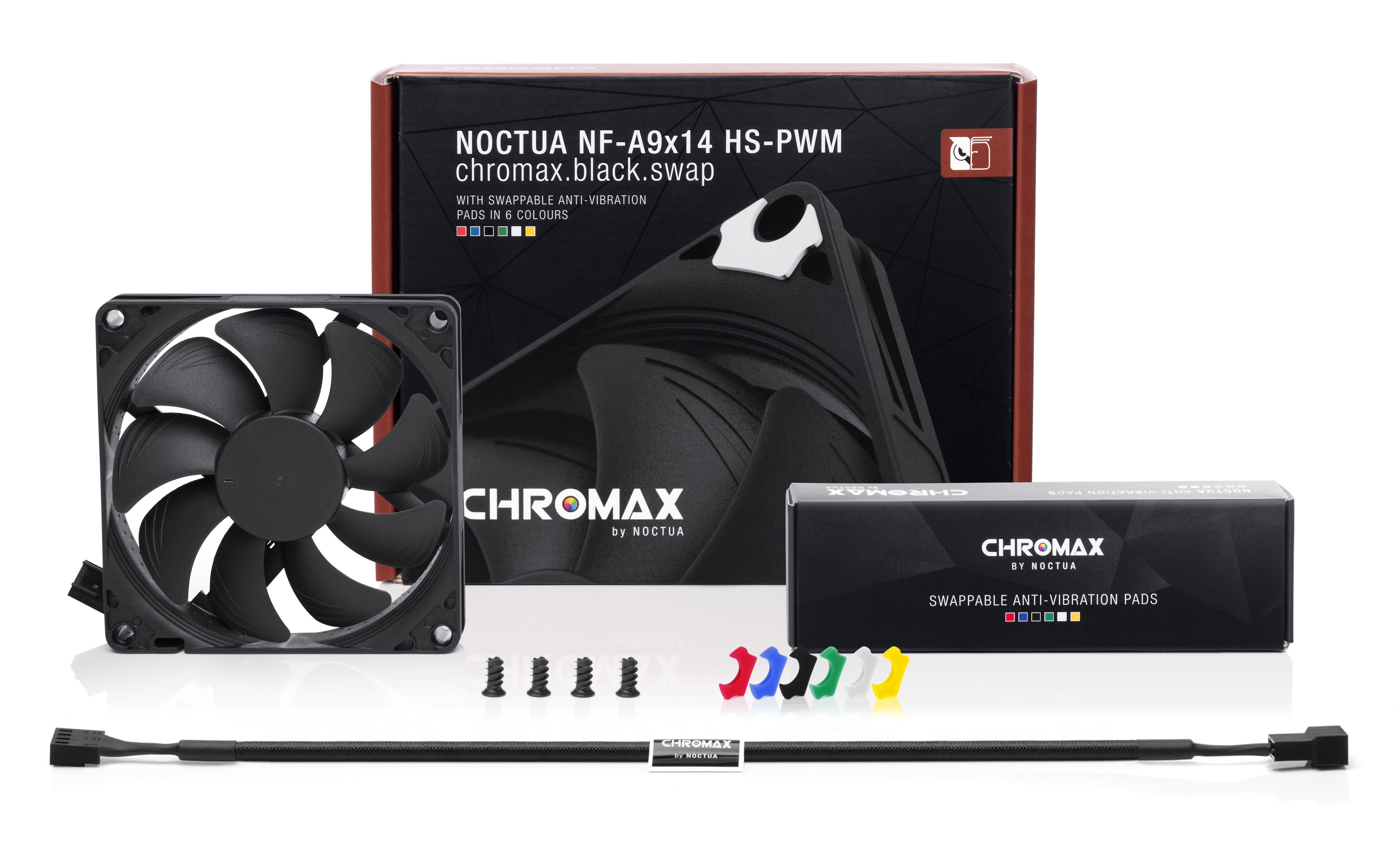 Noctua NF-A9X14 HS-PWM CH.BK.S sistema de refrigeraci�n para ordenador Carcasa del ordenador Ventilador 9,2 cm Negro