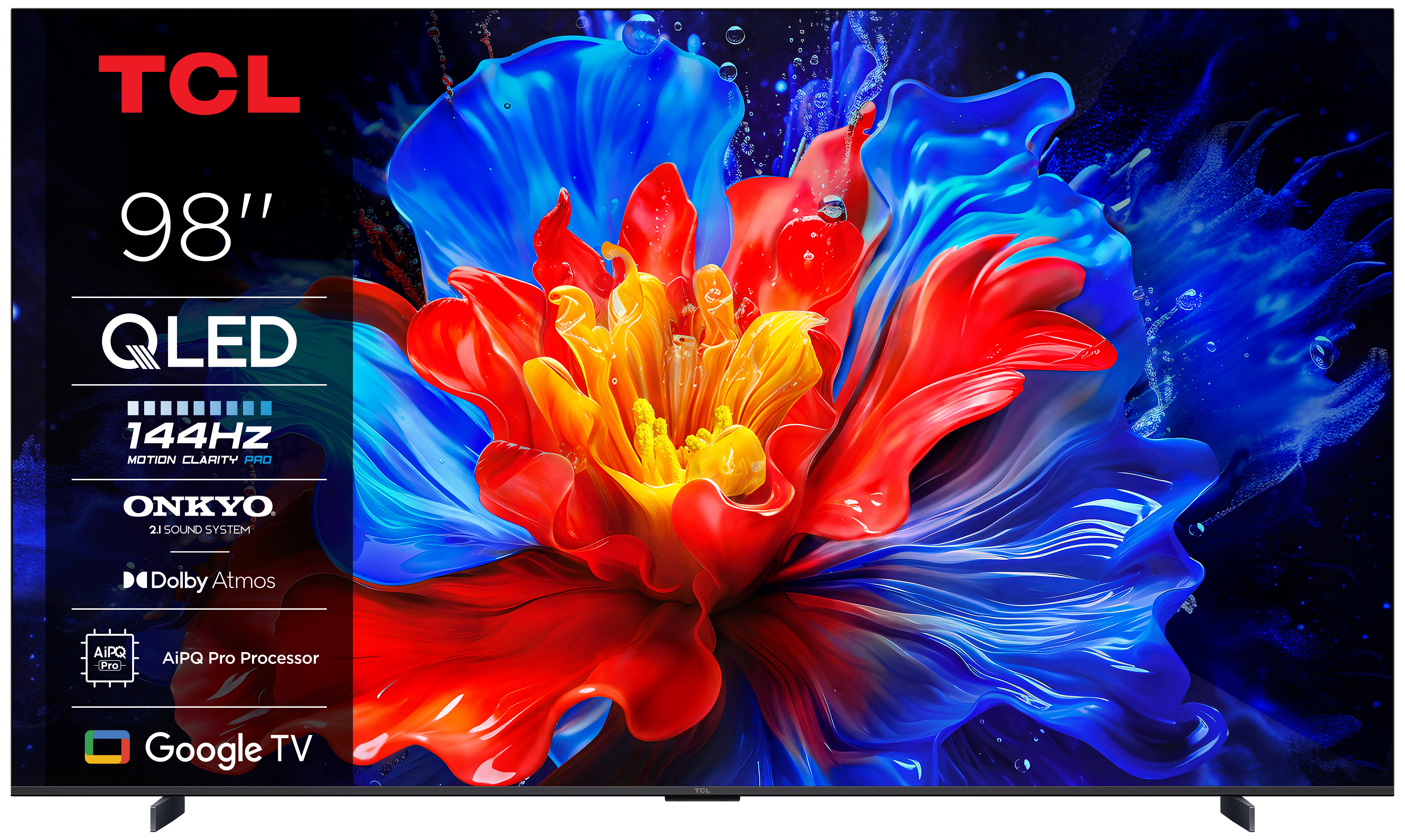 TCL P89K 98P89K TV 98 4K Ultra HD Smart Wi-Fi Metallic 450 - 249 cm - 98