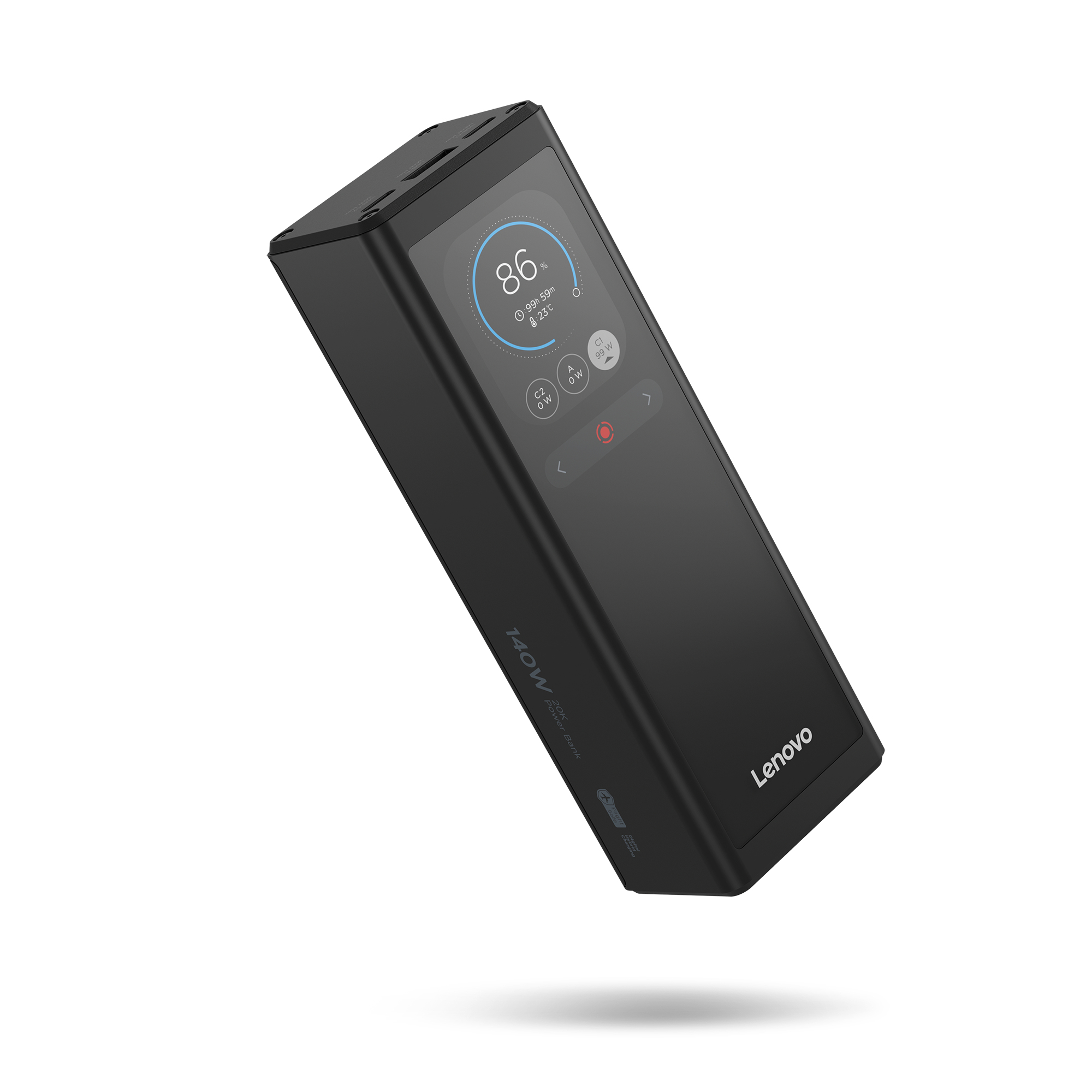 Lenovo 140W Smart Laptop Power Bank Lithium-Ion (Li-Ion) 20000 mAh Noir