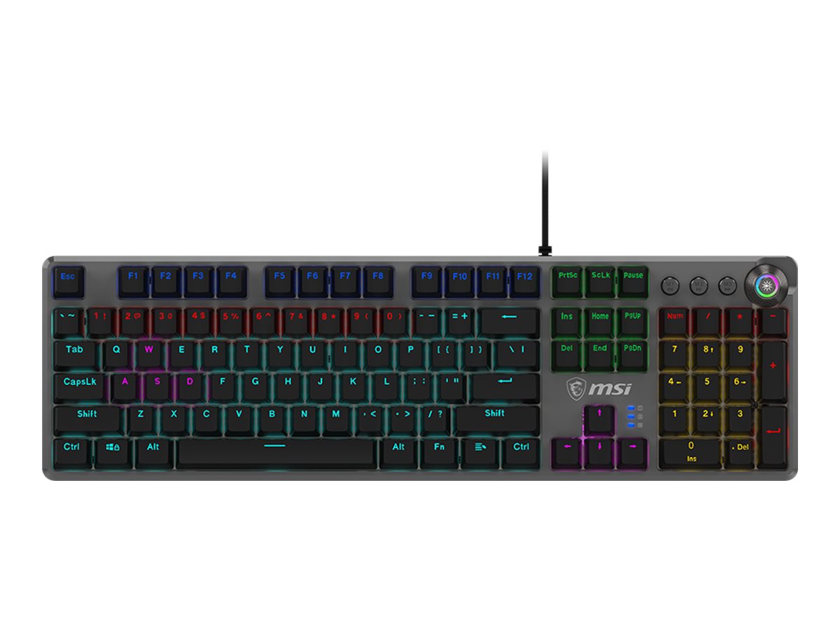 MSI FORGE GK310 - Tastatur - Hotswap-fhig - Hintergrundbeleuchtung