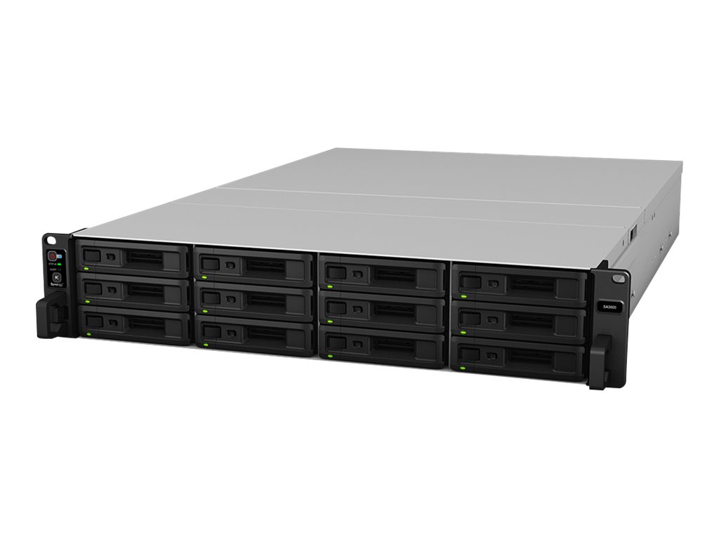 Synology RackStation SA3600 serveur de stockage NAS Rack (2 U) Ethernet/LAN Noir, Gris D-1567