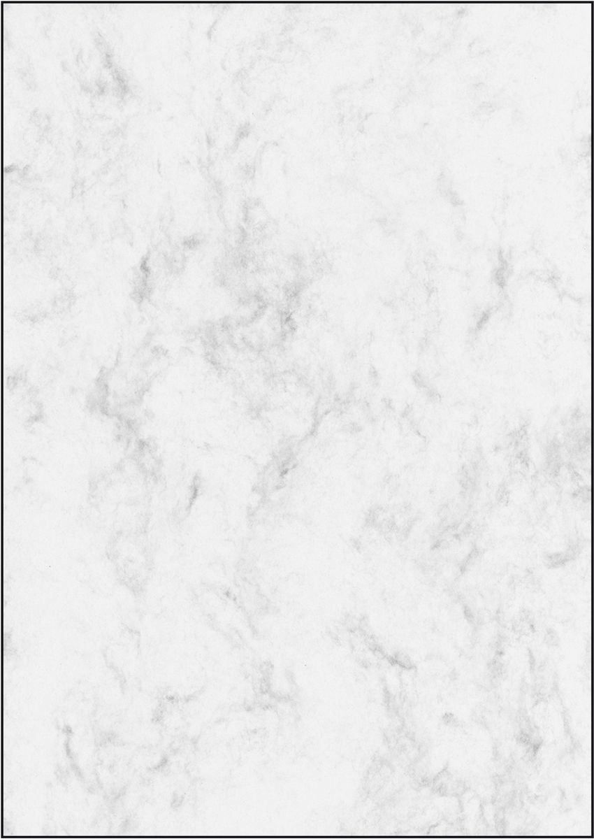 Sigel Design Paper DP371 - Marble Gray - A4 (210 x 297 mm)