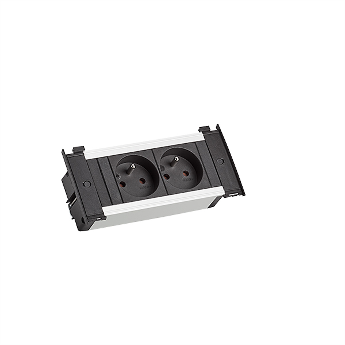 Bachmann KAPSA XS 2xUTE sw Strom 2.0m AEH CEE7/7 - Steckdosenleiste - Steckdosenleiste