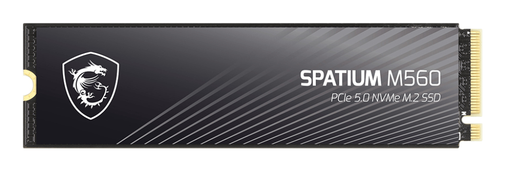 MSI SPATIUM M560 - SSD - 2 TB - intern - M.2 2280 - PCI Express 5.0 x4 (NVMe)