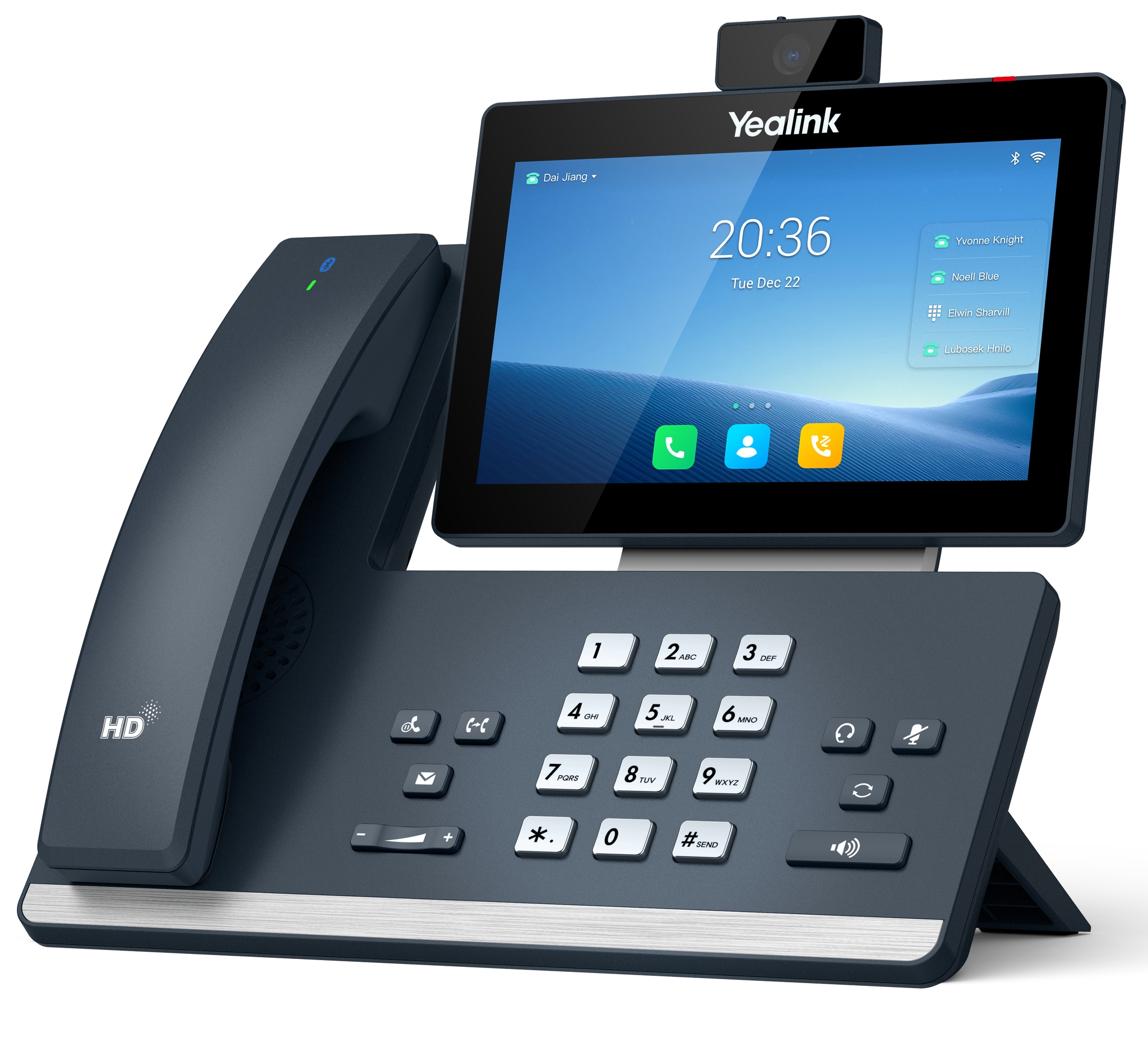 Yealink 1201606 tel�fono IP Gris LCD Wifi