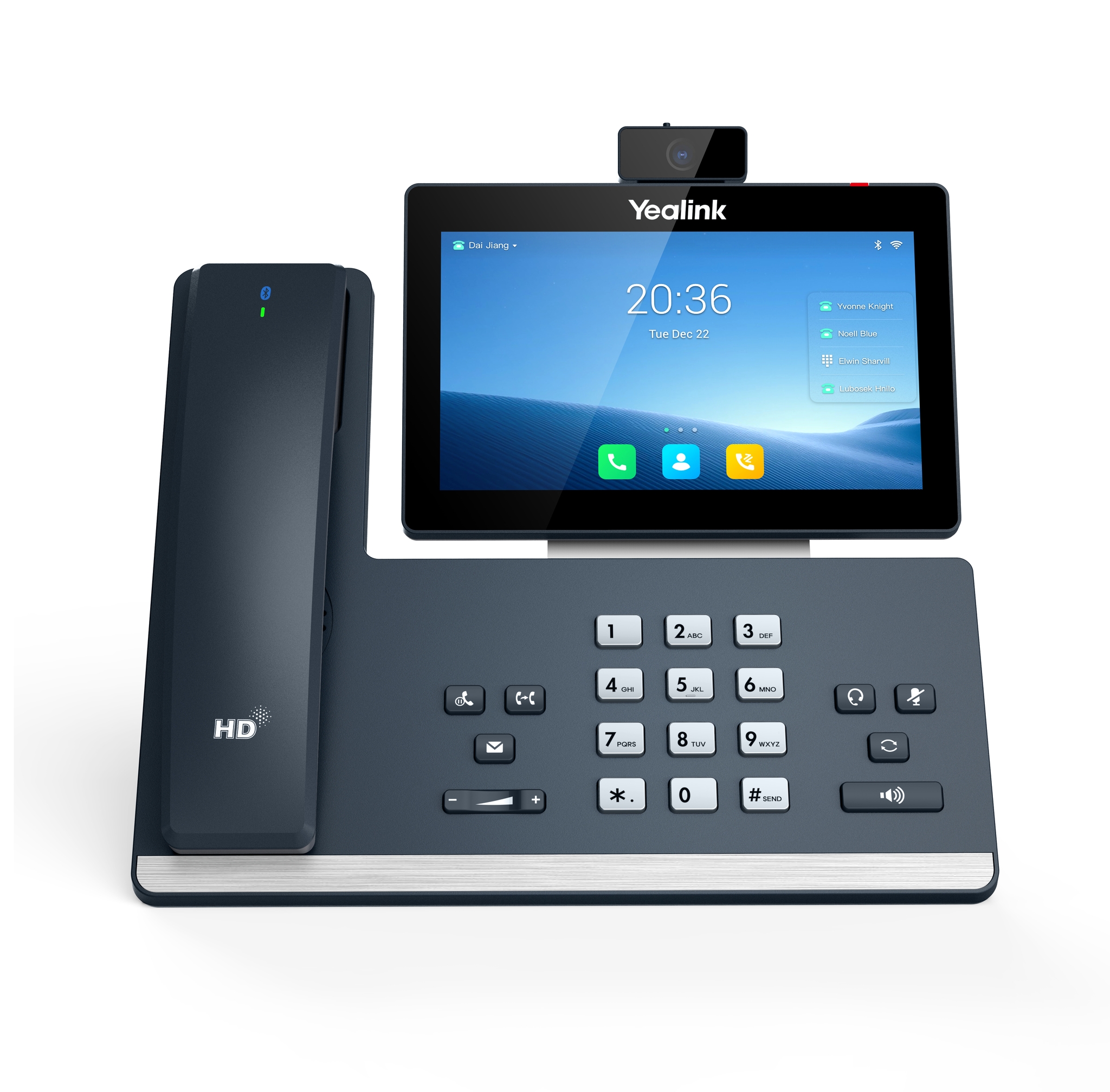Yealink 1201606 tel�fono IP Gris LCD Wifi
